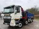 DAF CF 440 8x4 Tipper (With crane) - RHD (XUK)