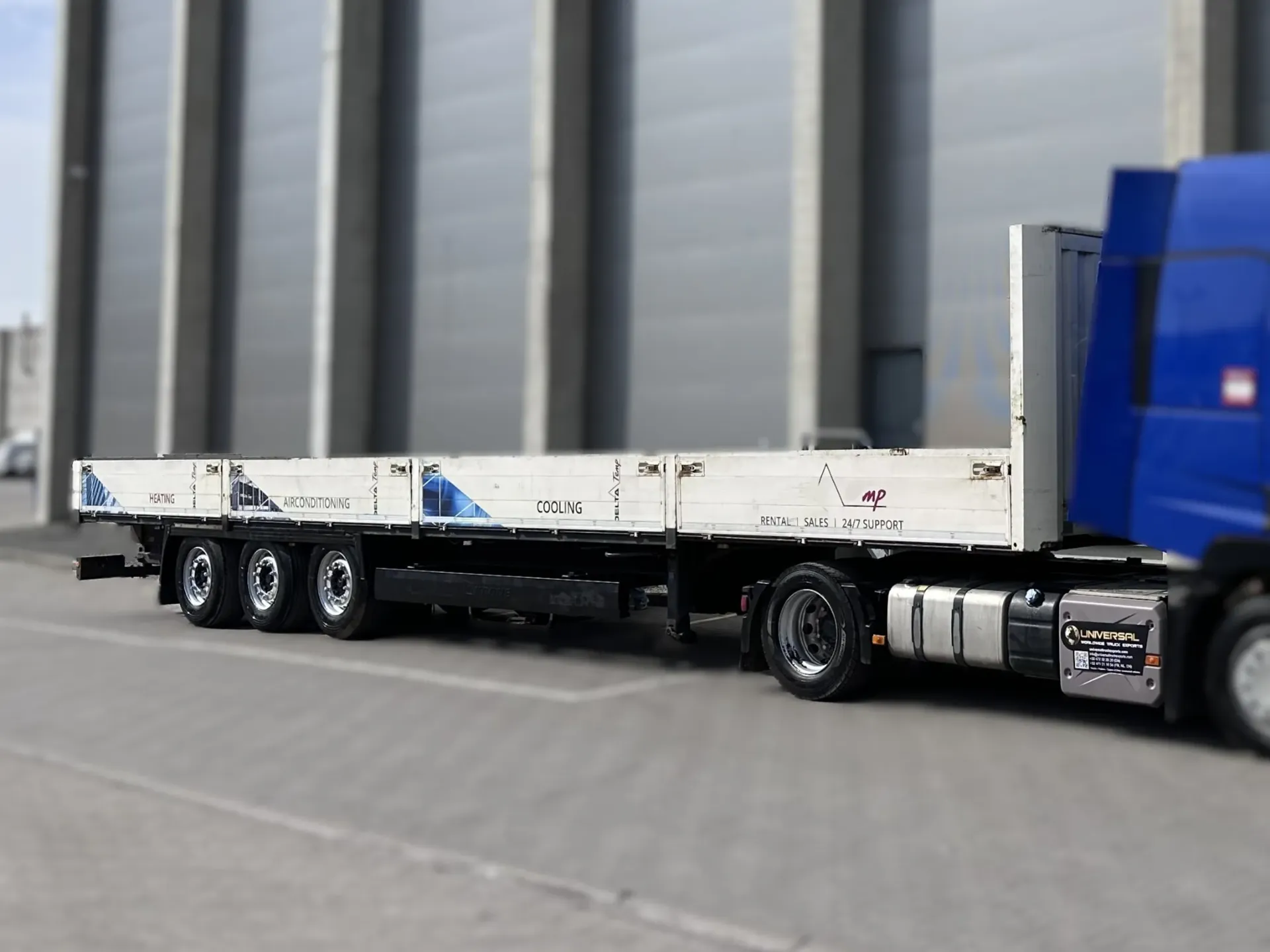 Krone Trailer SDR 3-axles (Drop side) - (TR1)